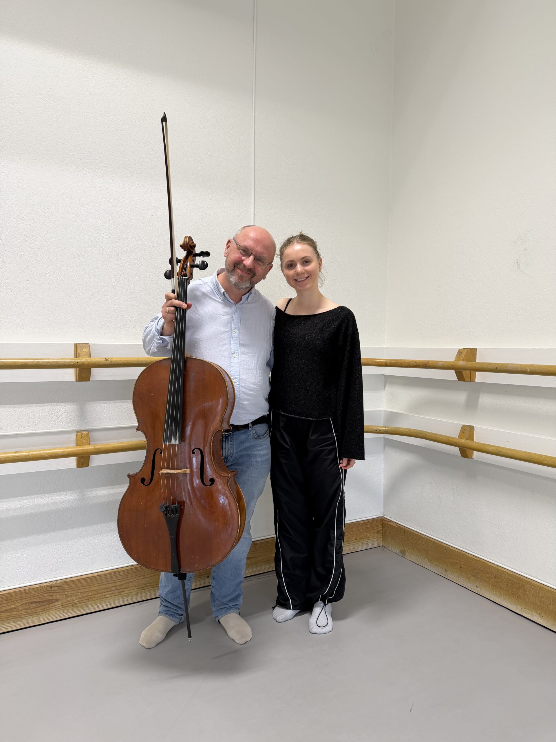Dancer Celine Urquhart, Cellist Mattias Rodrick