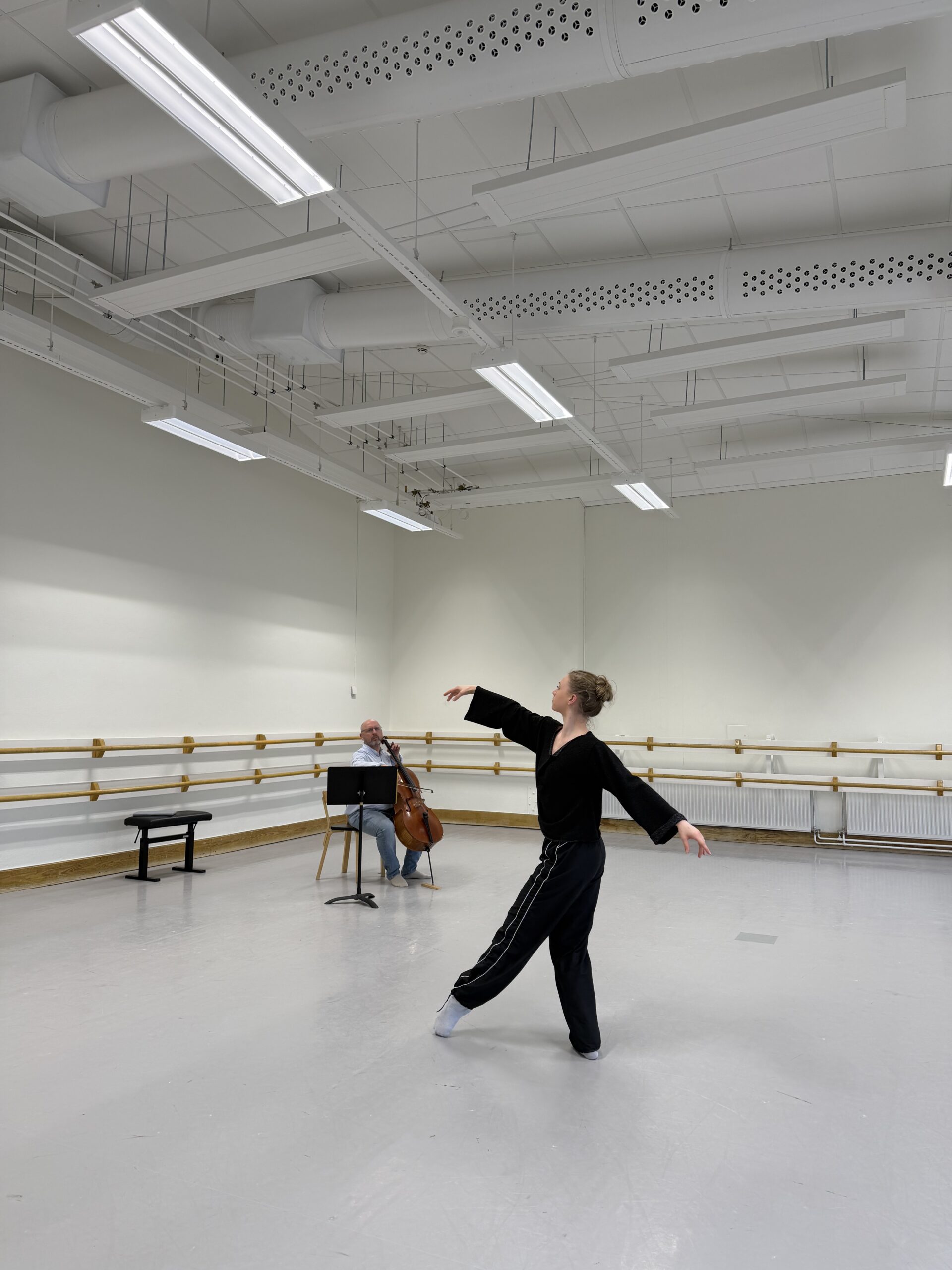 Dancer Celine Urquhart, Cellist Mattias Rodrick